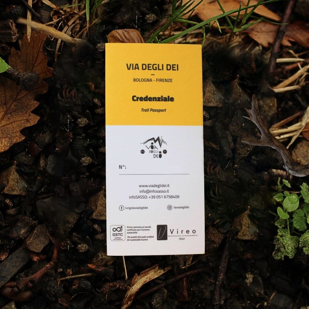 Credenziale Via degli Dei