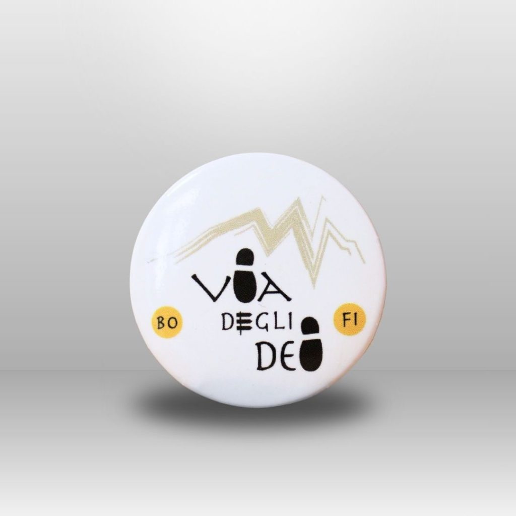 Spilla Ufficiale Via degli Dei (Bianca)